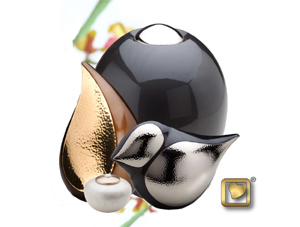 An example of a cremation urn