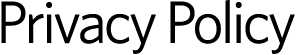 Privacy Policy